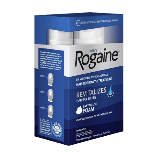 REGAINE® Men’s Extra Strength Minoxidil Foam 5% Hair Regrowth Treatment 4 Month Supply