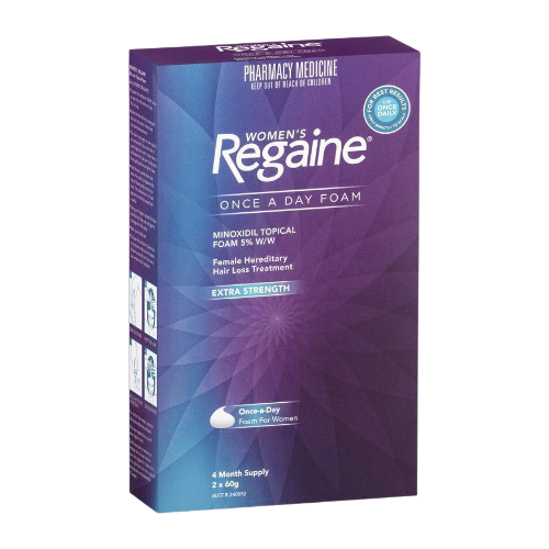 REGAINE® Women’s Extra Strength Minoxidil Foam 5% Hair Regrowth Treatment 4 Month Supply