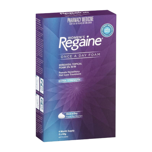 REGAINE® Women’s Extra Strength Minoxidil Foam 5% Hair Regrowth Treatment 2 Month Supply